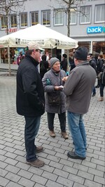 In Heilbronn im Gespräch