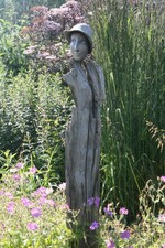 Witziger Hingucker in Jauchs Garten in Blönried.