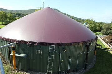 Forschungsbiogasanlage der Universität Hohenheim