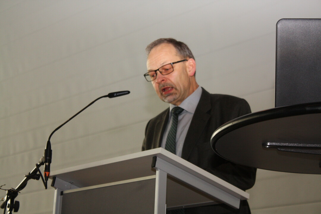 Betont sachlich trat Vorsitzender Klaus Mugele beim Hohenloher Bauerntag auf und plädierte für die Entschärfung der zunehmenden Polarisierung im regionalen und landwirtschaftlichen Umfeld.