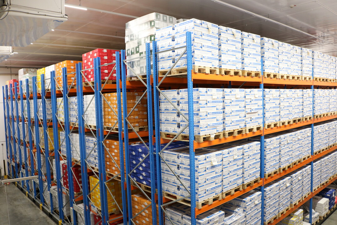 Blick in den Lagerraum