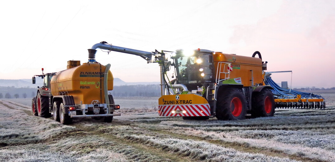 Beim Ausbringen von G�lle m�ssen einige Vorschriften beachtet werden.