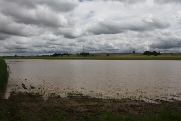 �berschwemmungen nach Unwettern treten immer h�ufiger auf.