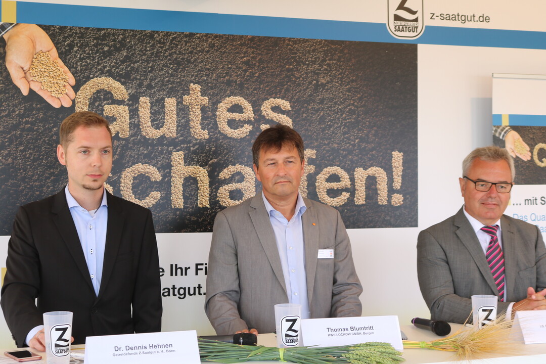 Die neue Gesch�ftsf�hrung des GFZS von links: Dr. Dennis Hehnen, Leitung der Gesch�ftsstelle; Thomas Blumtritt, Vorsitzender und Franz Beutl, stellvertretender Vorsitzender.