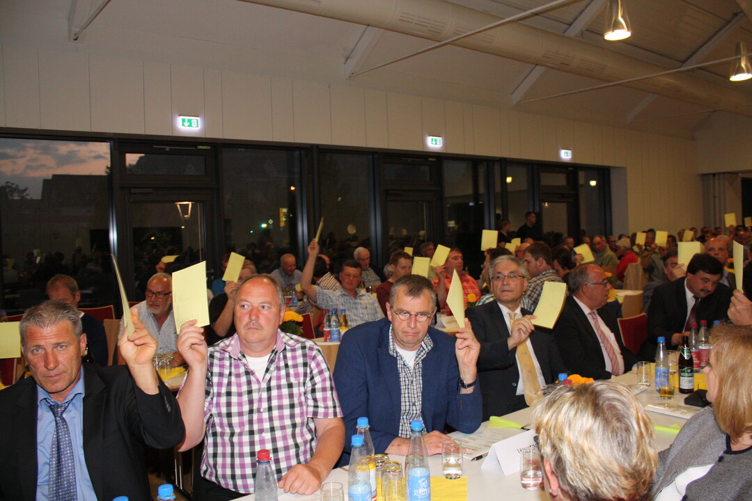 Die Beschlüsse zum Jahresabschluss und zur Verwendung des Bilanzgewinns der BAG-Franken erfolgten einstimmig.