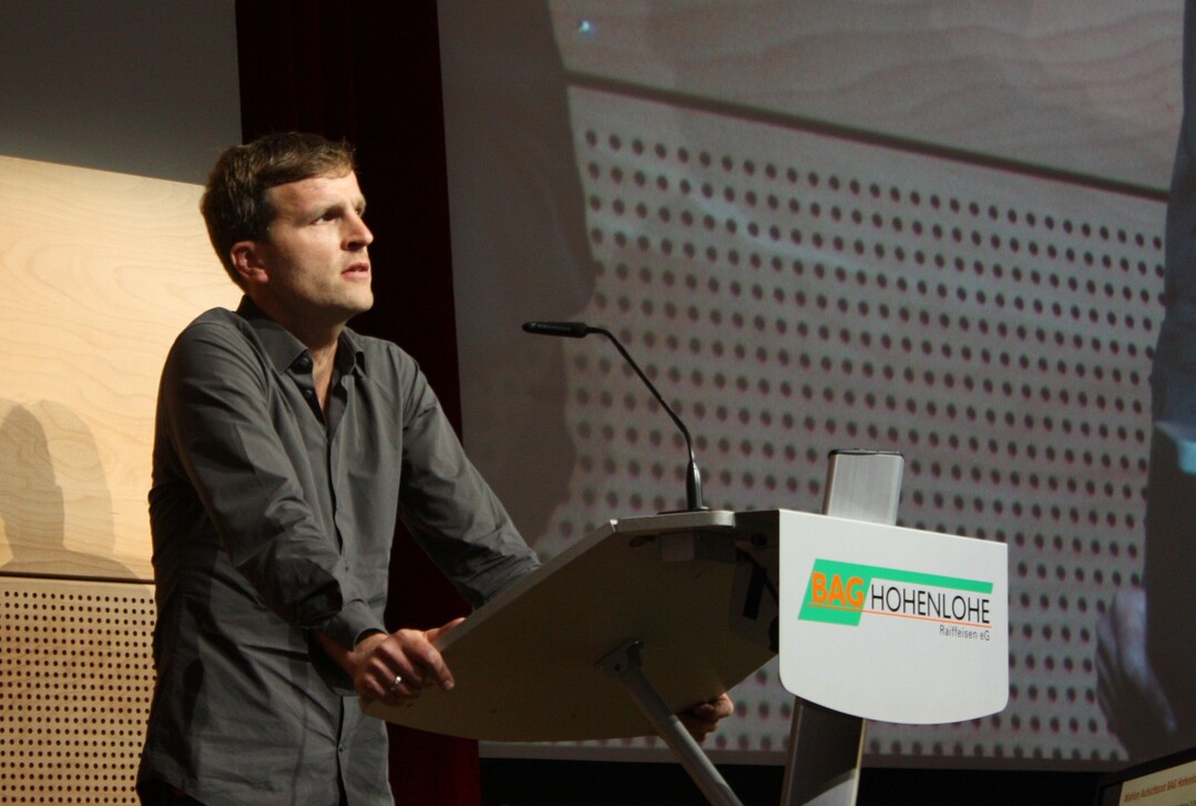 Vor seiner Wahl in den Aufsichtsrat stellte sich Christian Kie� aus Beltersrot den BAG-Mitgliedern vor.