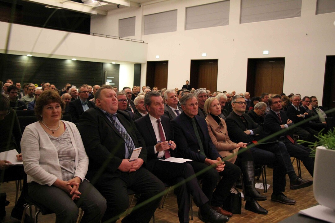 Neben den Ehreng�sten sind zahlreiche G�ste am Dreik�nigstag in die Stadthalle nach Sigmaringen gekommen.