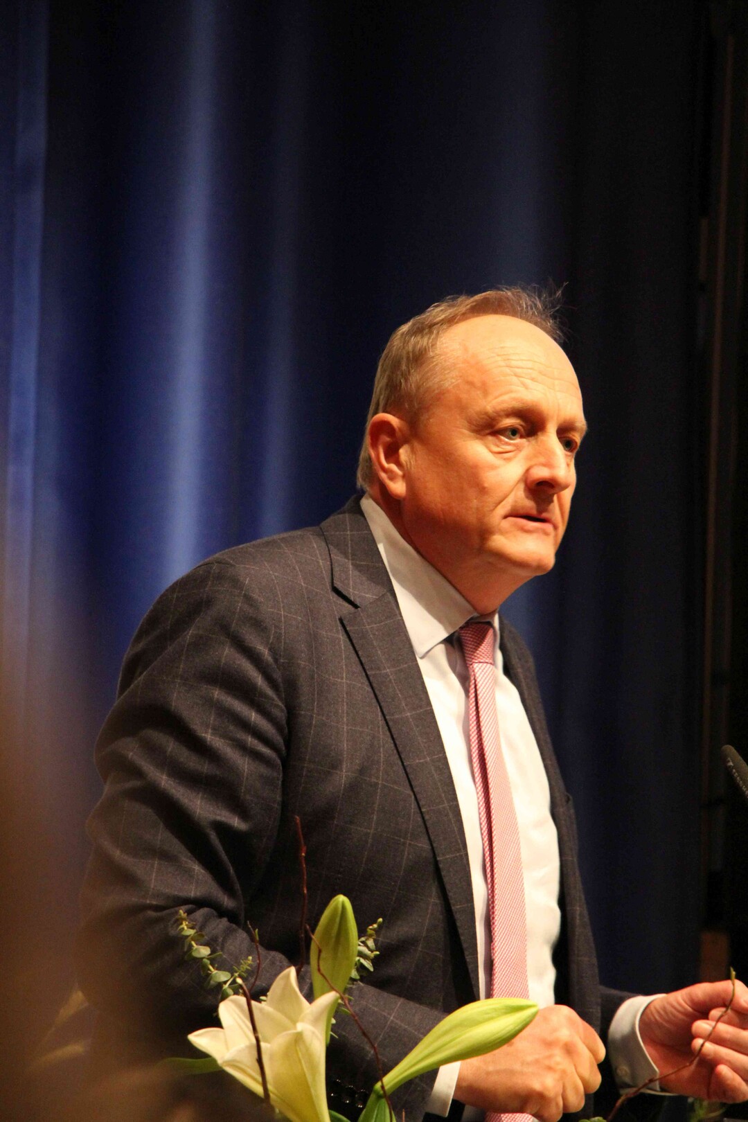 Bauernpräsident Joachim Rukwied spricht zum Thema "Weichenstellungen für die Landwirtschaft unter Einbindung gesellschaftlicher Anforderungen".