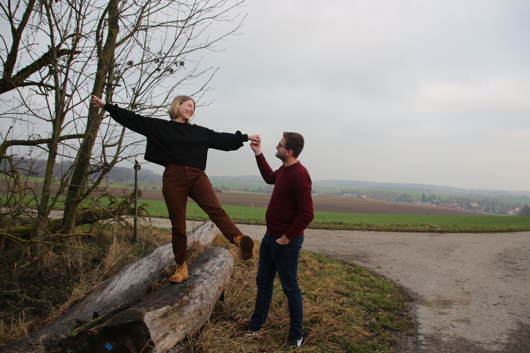  Alix und Thomas haben sich �ber das Online-Dating gefunden. 