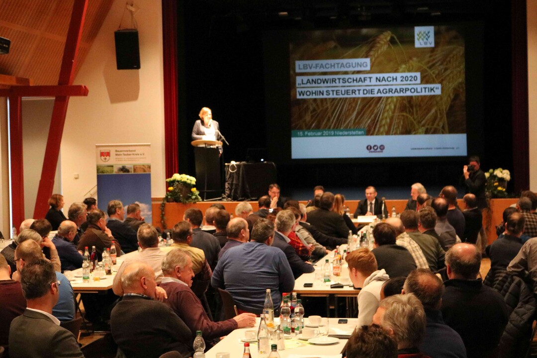 Landwirtschaft nach 2020 - Wohin steuert die Agrarpolitik? Diese Frage stellten sich die Besucher der LBV-Fachtagung.