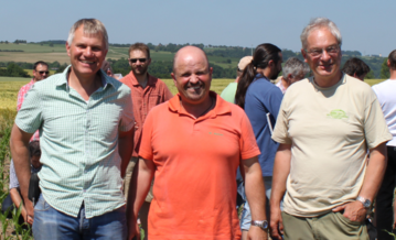 die Referenten (v.l.: Friedrich Wenz, Michael Reber, Dietmar Näser)