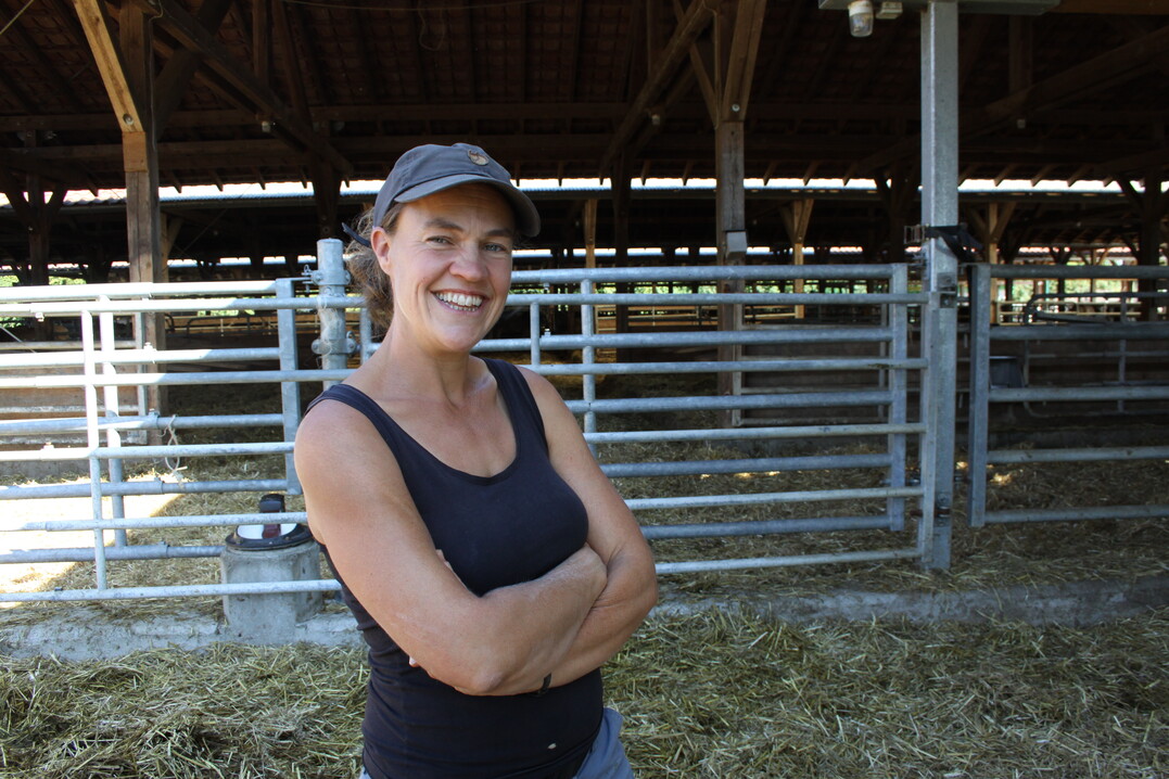 Mechthild Knösel managt 50
Kühe und deren Nachzucht.