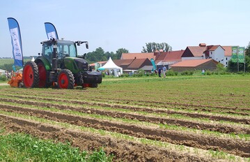 �kofeldtage in der N�he von Kassel. Besucher besichtigen ein Karottenfeld vor der Hessischen Staatsdom�ne Frankenhausen.
