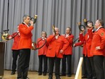 Die Reiterliche Jagdhornbläser-Gruppe aus Donzdorf sorgte gewohnt ausgezeichnet für musikalische Töne.