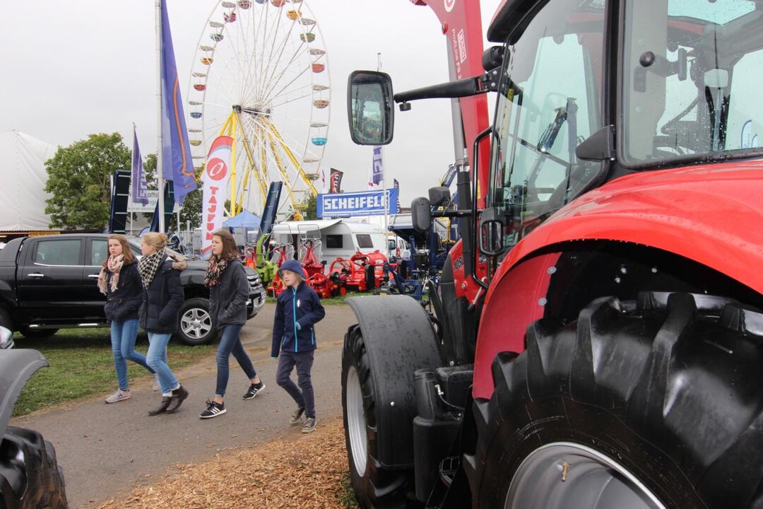 Die Muswiese mit landwirtschaftlicher und gewerblicher Ausstellung läuft vom 6. bis 11. Oktober - typisch für 2018: das Riesenrad, das alle zwei Jahre aufgestellt wird.