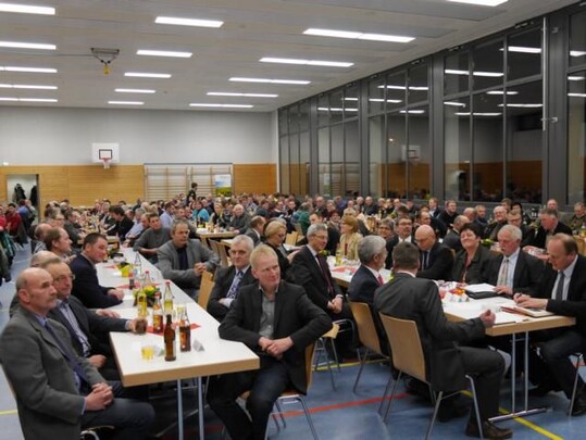 Gro�e Resonanz: Der DBV-Pr�sident versprach Spannung und belebte die Diskssion beim Bauerntag auf der Ostalb