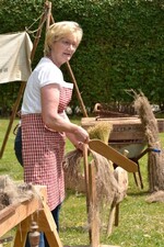 Lein- und Flachsanbau bei Familie Igel in Dürmentingen