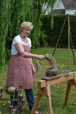 Lein- und Flachsanbau bei Familie Igel in Dürmentingen