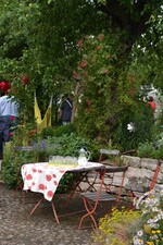 Im Garten von Marianne Schönle in Unlingen