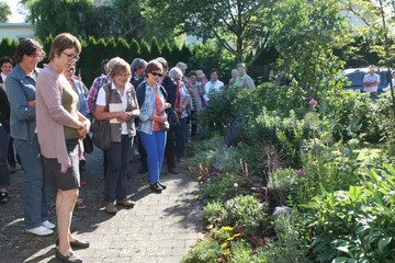 Im Garten von Marianne Sch�nle in Unlingen