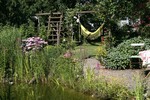 Im Garten von Marianne Schönle in Unlingen