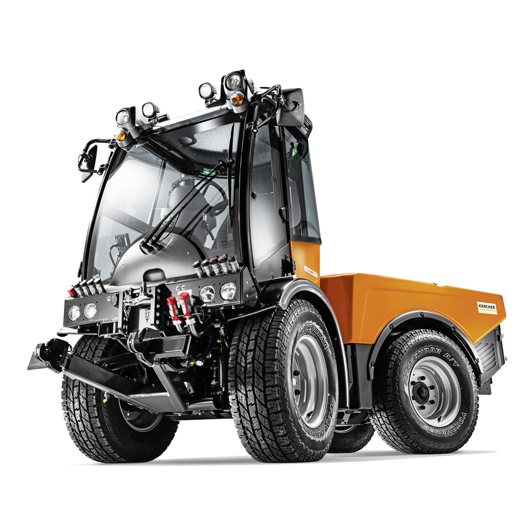 Der neue Holder S 75 verf�gt �ber einen dreidimensionalen Kraftheber.