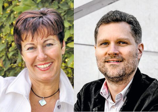 Anette Gerhold und�Dr. Klaus Postmann