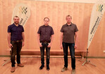 Das neue Vorstandsteam im Bauernverband Allgäu-Oberschwaben e.V. (von links) Christoph Stauber, Franz Schönberger und Joachim Kapler. Nicht auf dem Bild ist die neue Stellvertreterin Roswitha Geyer-Fäßler.