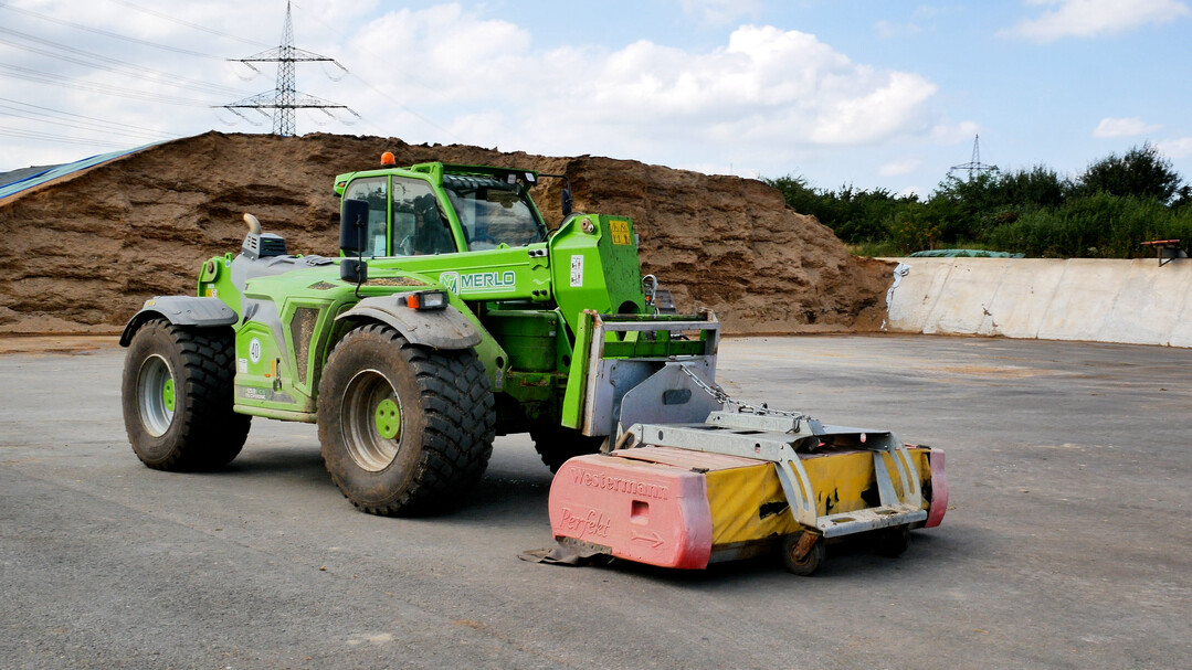 Der Turbofarmer XXL von Merlo hat 170 PS Motorleistung, 6,5 Tonnen Hubkraft und neun Meter Hubhöhe.