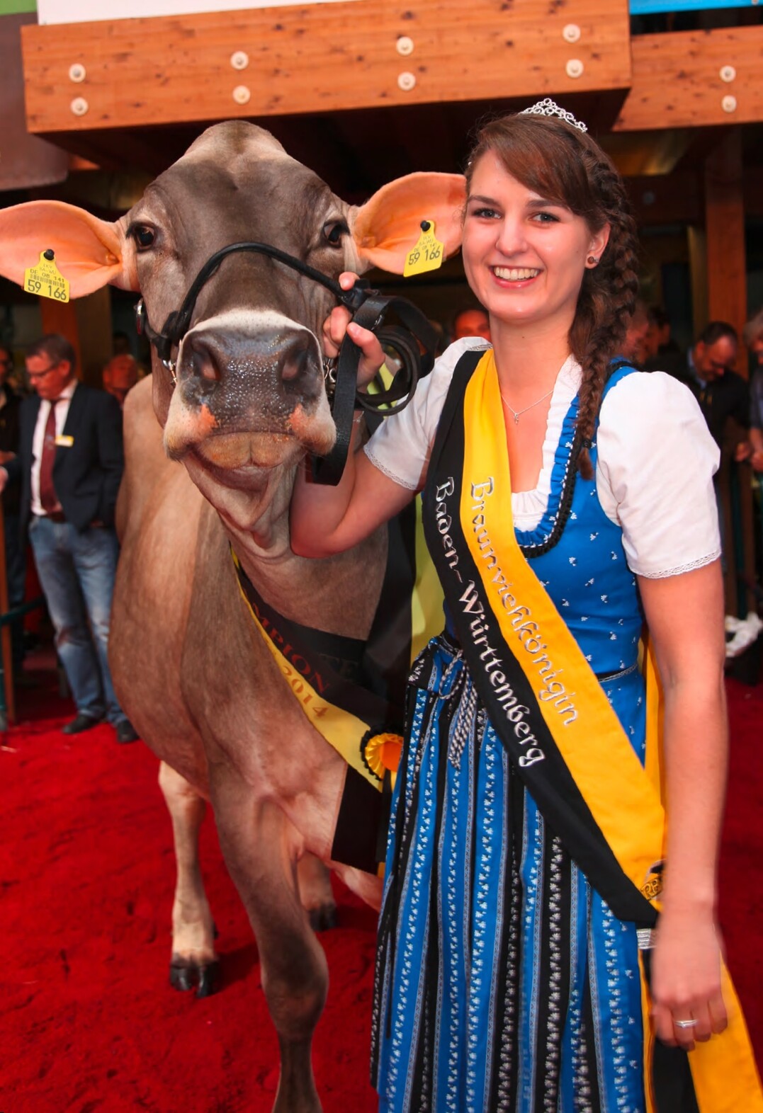 Die amtierende K�nigin Bianca Traut