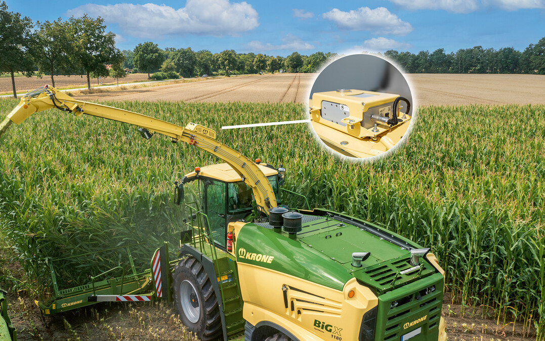   Der neue Krone NIR Control dual ist mehrfach nutzbar � in Gras, Ganzpflanzensilage (GPS), Mais und Naturd�nger (G�lle). 