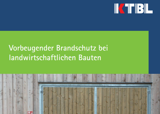 In der KTBL-Schrift werden die vorbeugenden Brandschutzma�nahmen f�r landwirtschaftliche Bauten beschrieben.