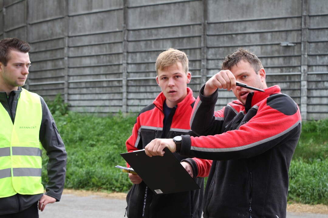 Als Zweierteam mussten die Fachsch�ler in der Sparte Landwirtschaft II antreten.