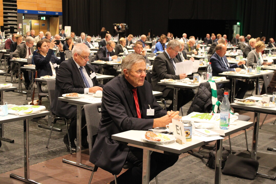 Delegierte des Landesbauernverbandes beim Bauerntag in Erfurt.