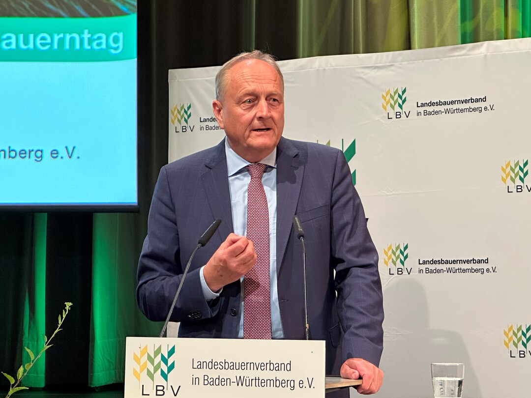 LBV-Präsident Joachim Rukwied