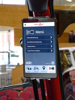 Die Lindner-App dient auch zur Konfiguration von autonomen Fahrfunktionen.