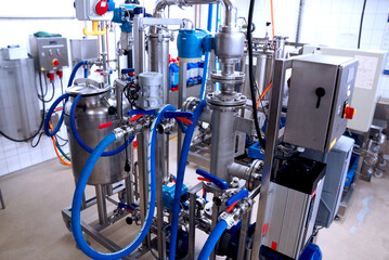 Mikrofiltrationsanlage in der Forschungs- und Lehrmolkerei