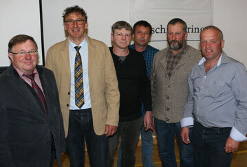 Der neue Vorstand des MR Schwarzwald-Neckar-Alb e.V. hat mit den beiden Vorsitzenden (v. l.) Paul Ruthardt und Rolf Binder eine Doppelspitze. Ihre Stellvertreter sind (v. l.): Karl-Martin Dreher, J�rg Kautt, Georg Rath sowie Manfred Flaig.