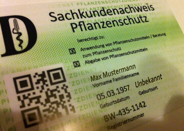 Der Sachkundenachweis im Checkkarten-Format