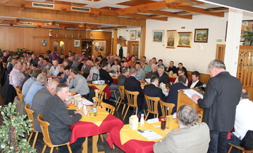 Volles Haus bei der Versammlung der MEG S�dwest im Gasthaus Lamm in Schorndorf-Schornbach. 