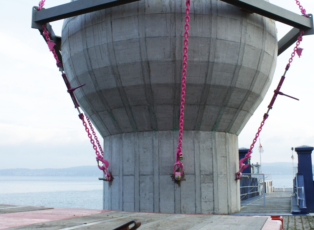 Projekt StEnSea: Abladen im F�hrhafen in Konstanz am 2.11.2016