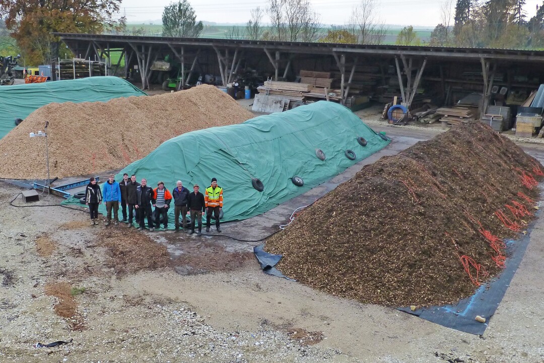 Bei der Lagerung von frischen Waldhackschnitzeln kann es zu Qualitätsverlusten kommen. Im TFZ-Bericht 55 geben die Wissenschaftler Praxisempfehlungen, um diese möglichst gering zu halten.