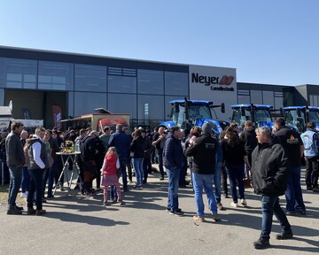 Fr�hlingsauftakt am 25. und 26. M�rz in Mennisweiler: Neyer Landtechnik �ffnet die T�ren und l�dt ein zur gro�en Maschinenschau mit Bewirtung und Entertainment.
