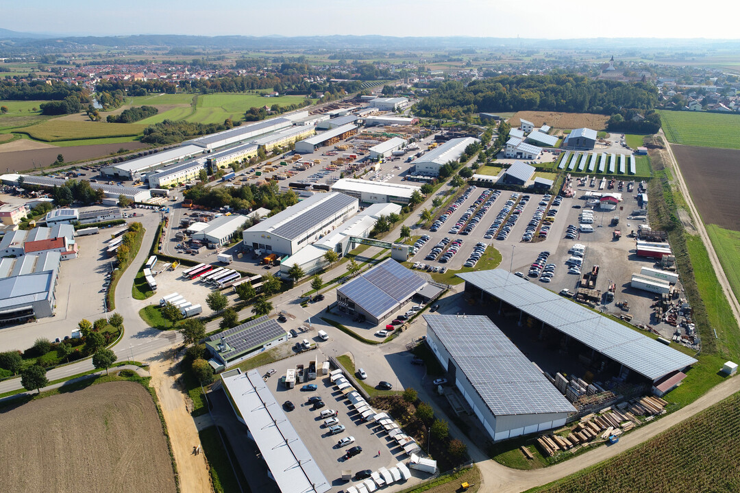 Das Firmengel�nde erstreckt sich heute �ber eine Fl�che von 26 Hektar.