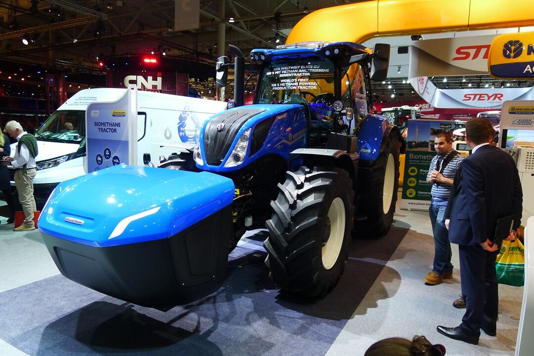Der Methangas-Traktor von New Holland ist serienreif und geht in den Verkauf.