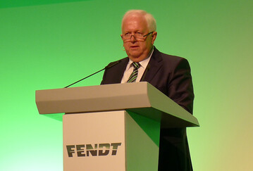 Peter-Josef Paffen, Vorsitzender der Gesch�ftsf�hrung: Fendt hat sich trotz schwierigen M�rkten wacker geschlagen.