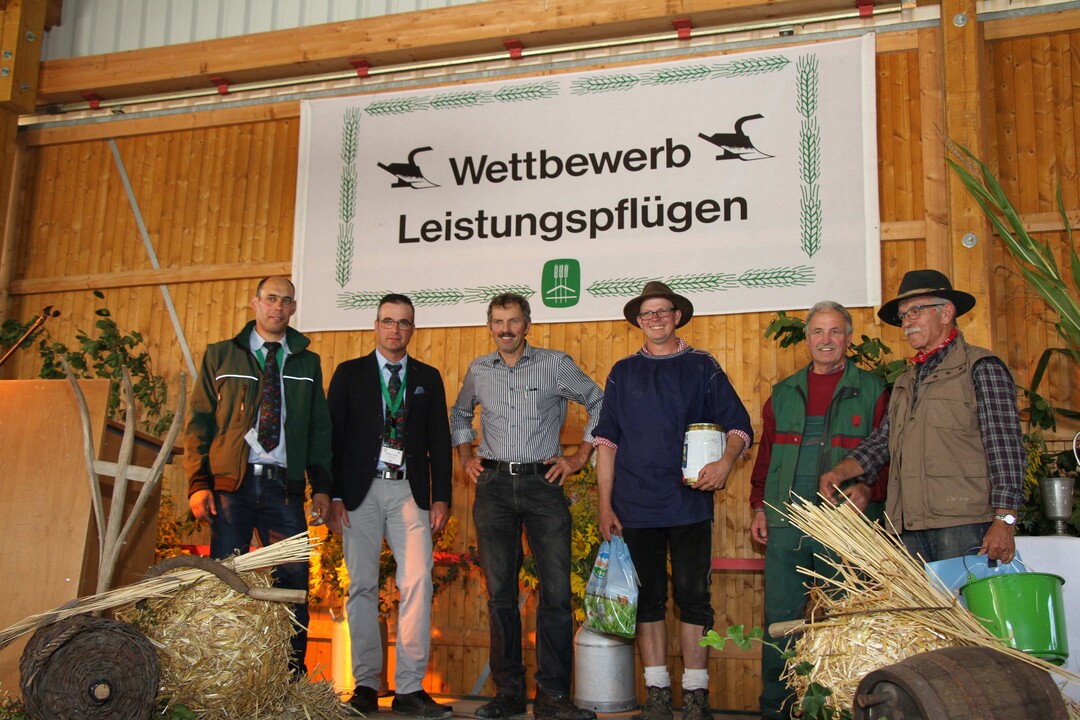 Pflügen wie zu Großvaters Zeiten: Auch Pferdegespanne zogen Furchen.