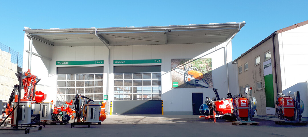 Die BayWa hat rund 1,3 Millionen Euro in den Anbau der bestehenden Werkstätte in Brackenheim in die Hand genommen.