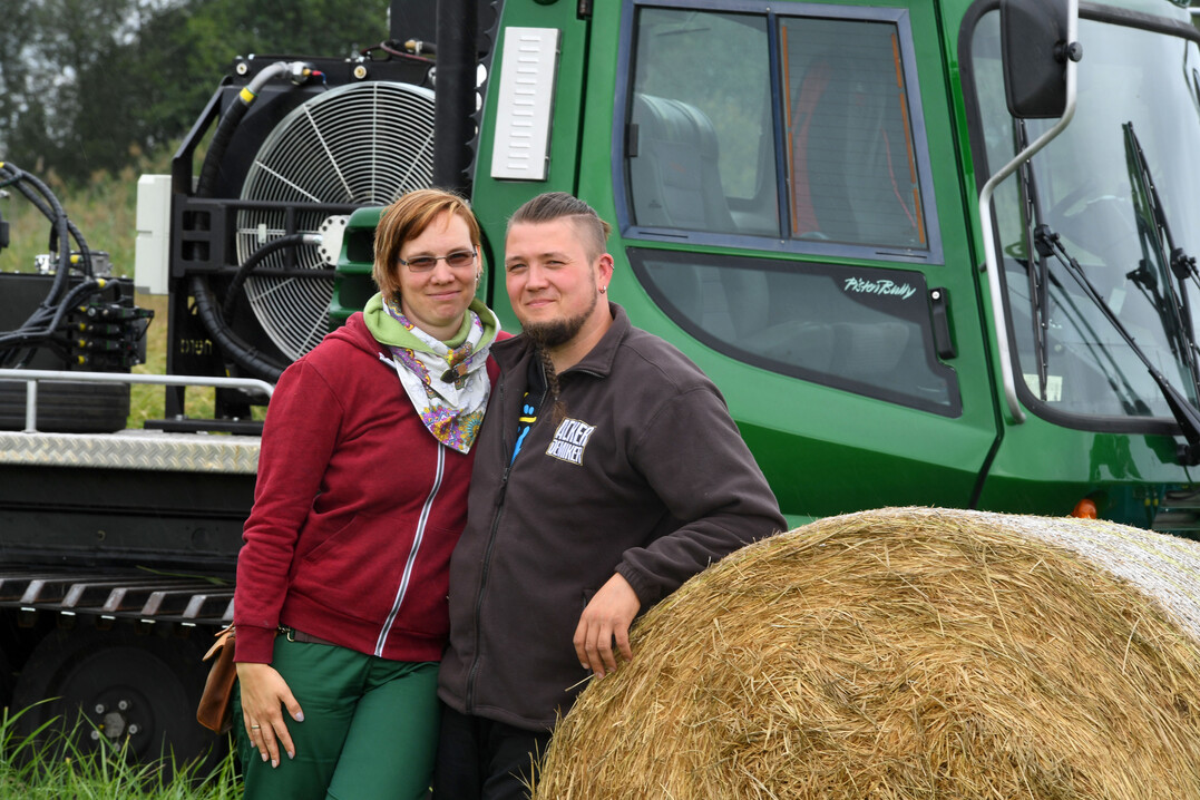 Sebastian und Juliane Petri �bewirtschaften 86 Hektar Moorwiesen im Rhinluch, einer Niedermoorlandschaft in Brandenburg.