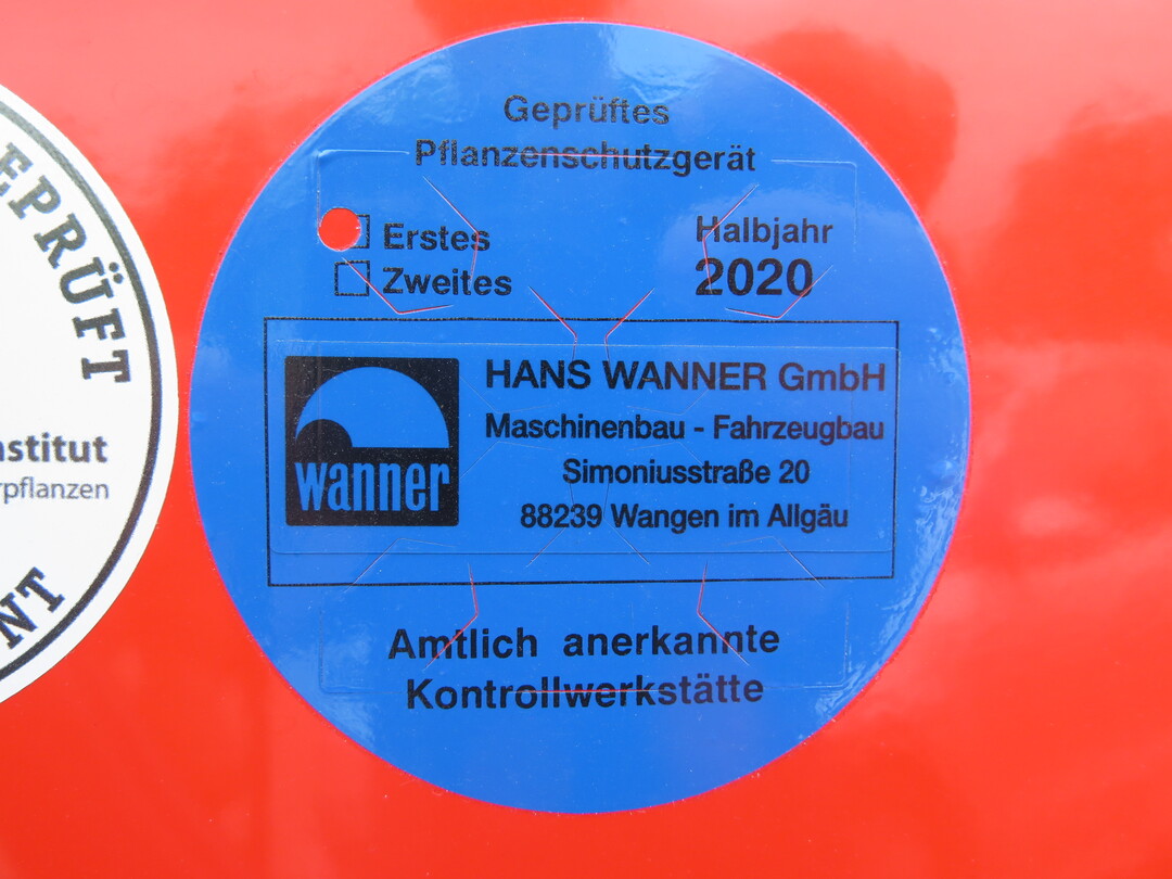 Jetzt Pflanzenschutzgeräte prüfen und gegebenenfalls zum Spritzen-Tüv anmelden.